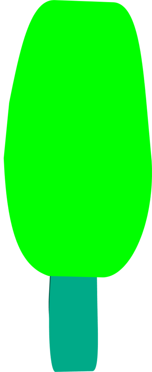 Red Fudge Bar 2 Vector Clip Art - Red Fudge Bar 2 Vector Clip Art (600x1471)