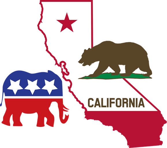 California Bear Png - California State Outline Flag (579x513)