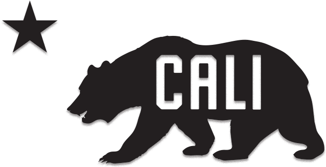 Flag Of California Bear Republic - California Flag Black Red (667x667)