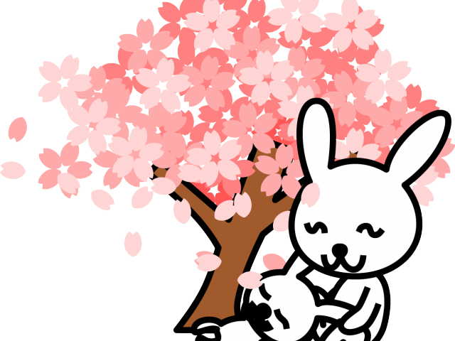 Cherry Tree Clipart Cute - Cartoon Cherry Blossom Tree (640x480)