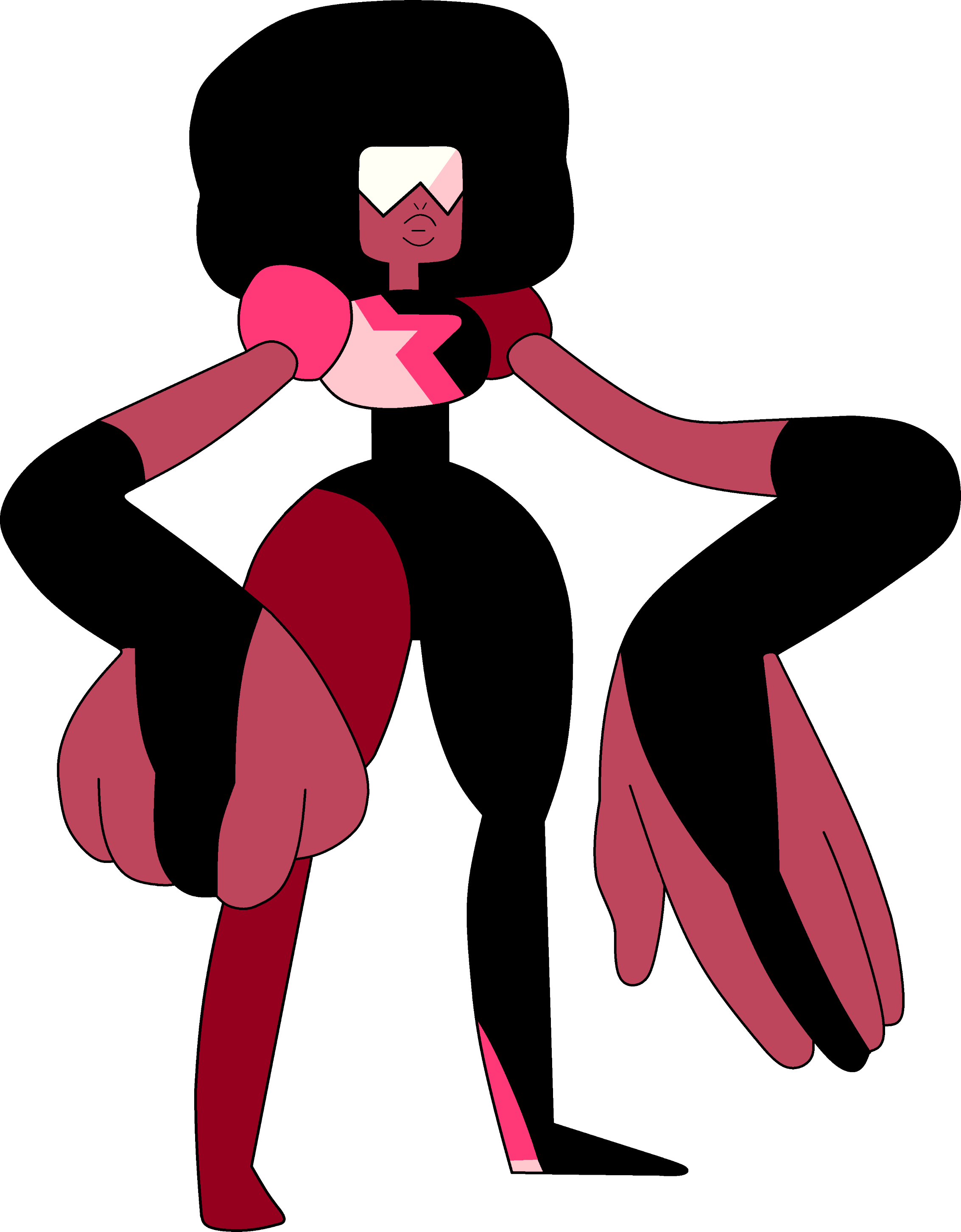 Gems Clipart Hard Object - Garnet Su Season 1 (2266x2904)