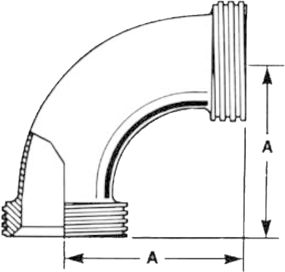 2c 1″ Elbow 90° Bevel Seat Threaded End X Bevel Seat - Arch (648x648)