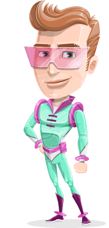 Brice The Tech Future Man - Futuristic Cartoon Characters (460x464)