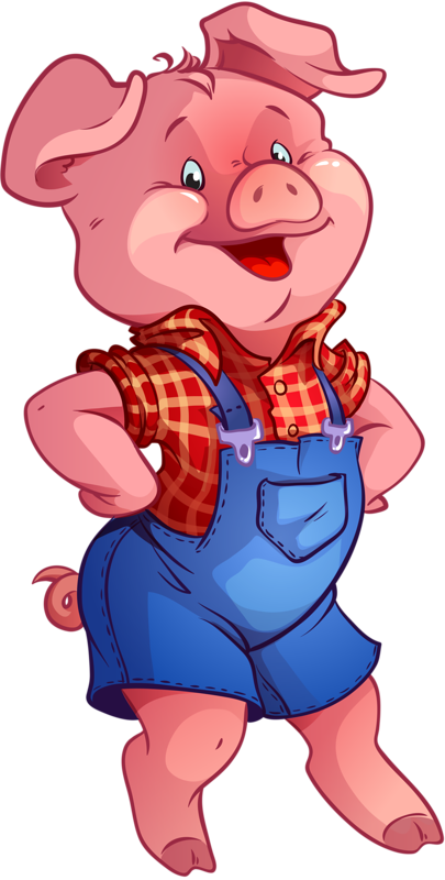 405 X 800 1 - Girl Pig Clipart (405x800)