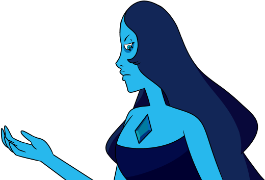 Head Canon That Blue Diamond Changed Her - Steven Universe Blue Diamond Mural (540x363)
