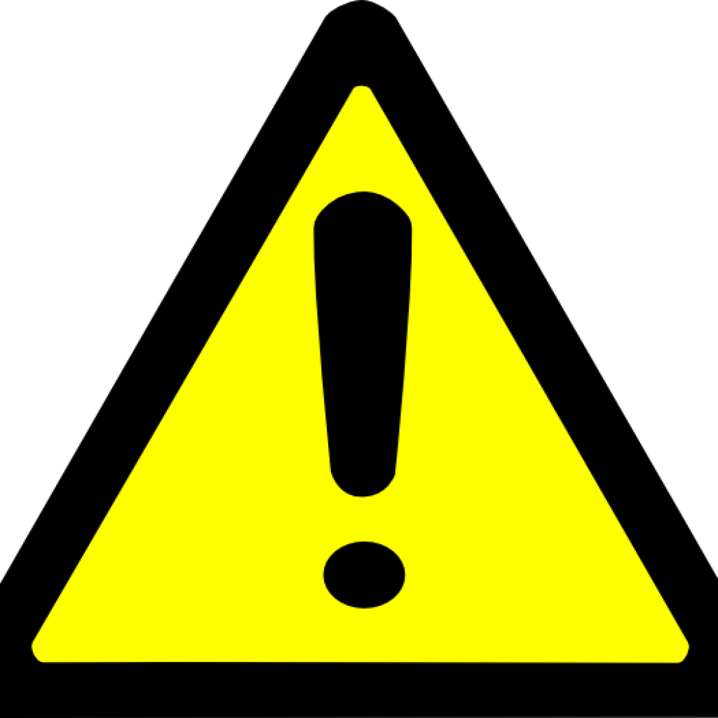 Warning Sign Clipart Warning Sign Clip Art At Clker - Clip Art (1024x1024)