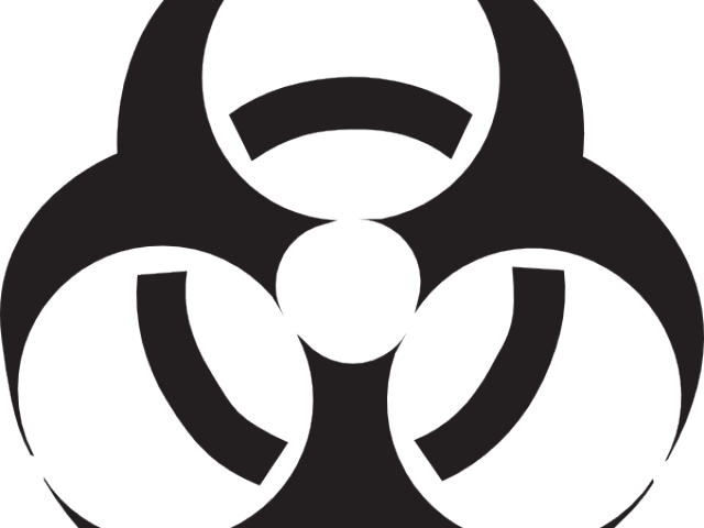 Barrel Clipart Toxic - Symbol Biological Hazard (640x480)