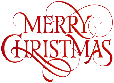 Have A Great Monday Clipart - Merry Christmas Font Png (444x325)