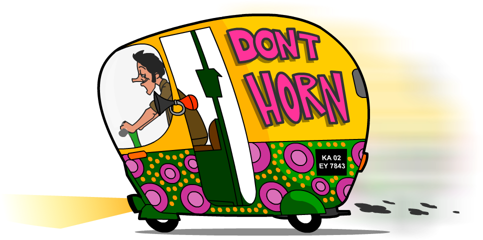 No Horn Monday - Illustration (1146x833)