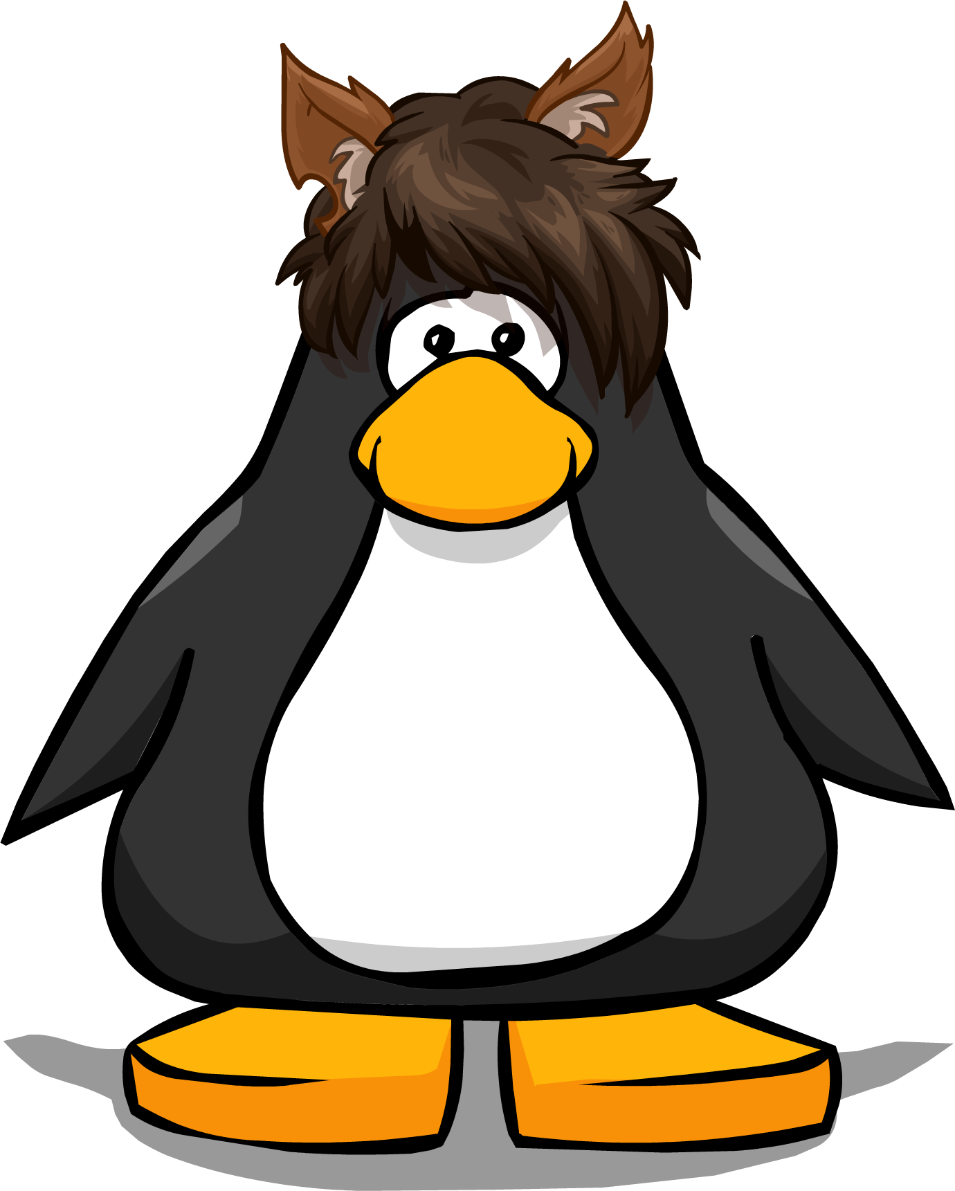 Ear Clipart Werewolf - Penguin From Club Penguin (1380x1721)