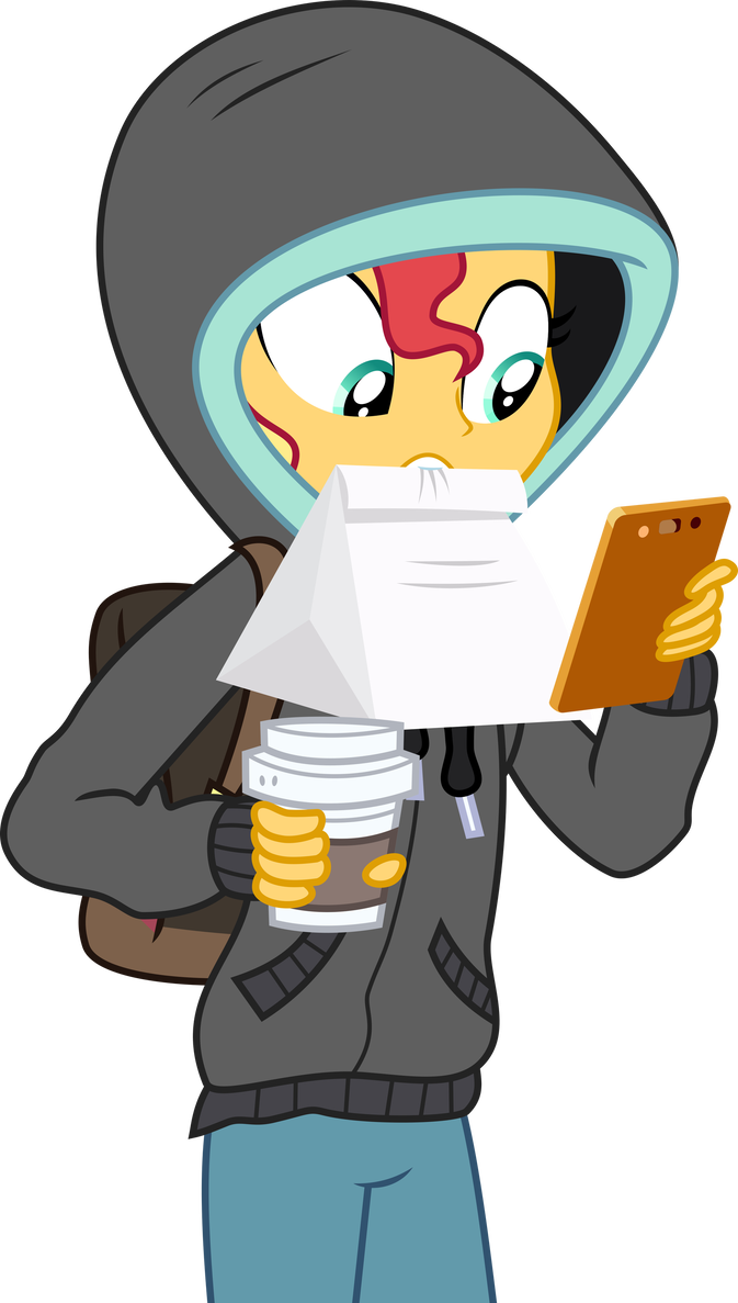 Monday Passing By By Aqua-pony - Cartoon (673x1187)