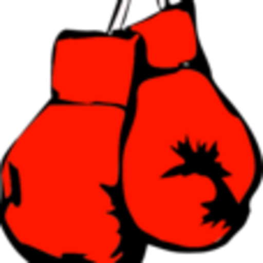 Blue Boxing Gloves Clipart (512x512)