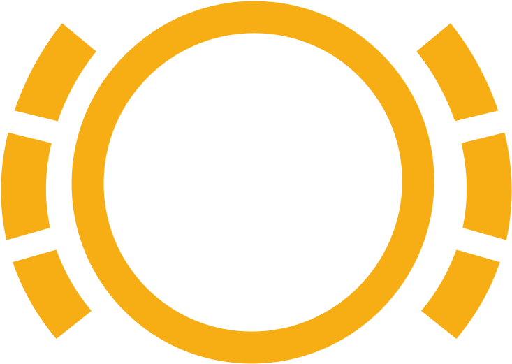 File - Kontrollleuchte Bremsbelagverschleiss - Svg - Circle (750x600)