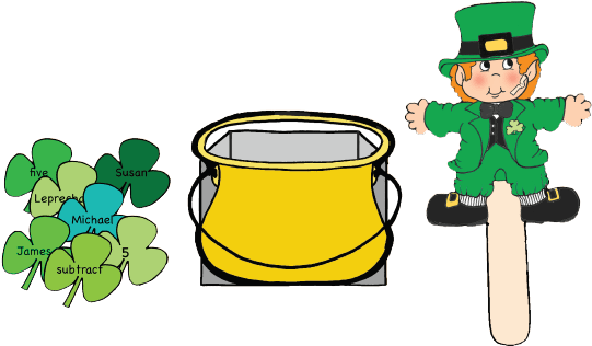 Leprechaun Pot O Gold - Cartoon (582x340)