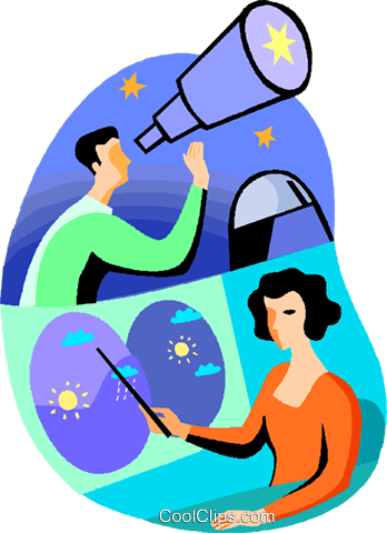 Man Looking Through A Telescope Royalty Free Vector - Man Looking Through A Telescope Royalty Free Vector (348x480)