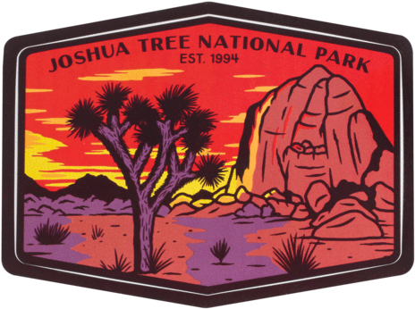 Joshua Tree National Park Logo Transparent (600x491)