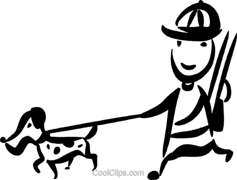 Hunting Royalty Free Vector Clip Art Illustration - Jagd Clipart (480x365)