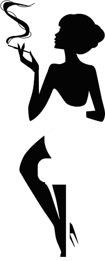 2015 Martini Royale - Woman Martini Silhouette Png (300x510)