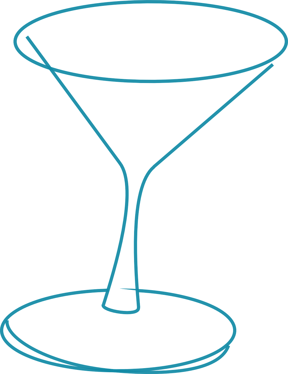 Vector Graphics,free Pictures - Cocktail Glass Clip Art Free (986x1280)