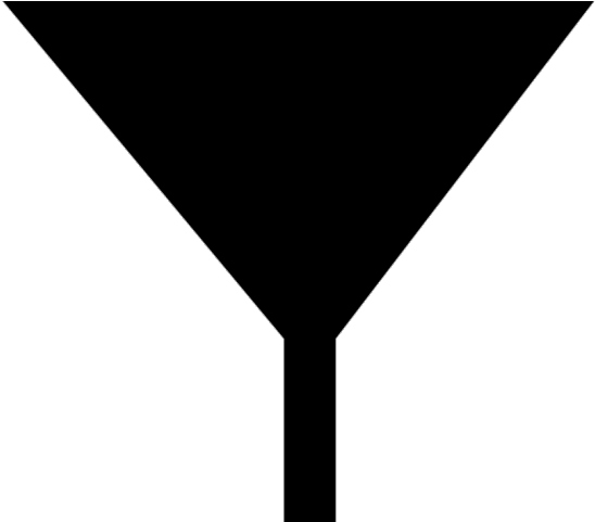 Martini Clipart Silhouette - Simbolo Filtro (640x480)