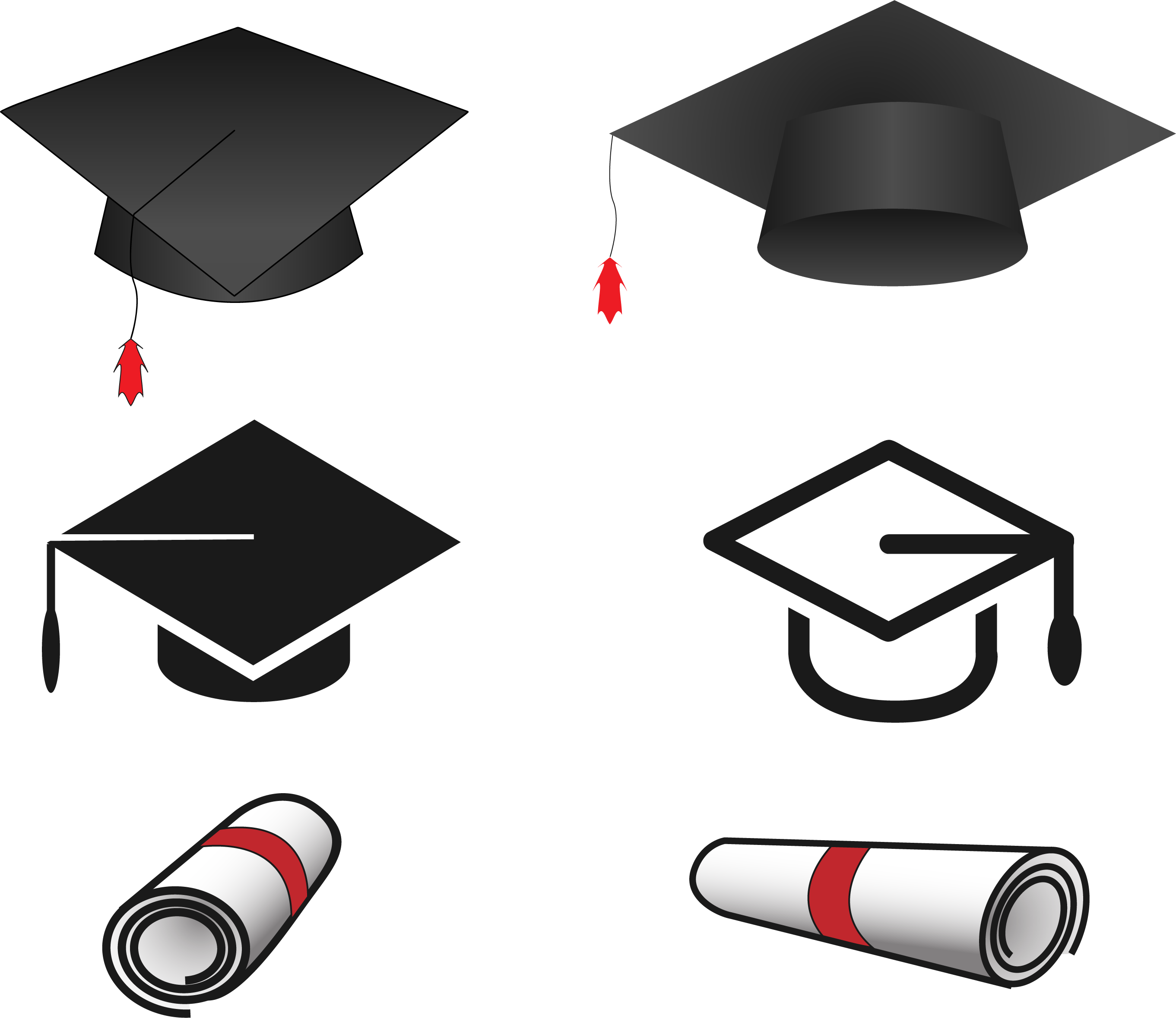 Graphic Transparent Graduate Vector Master - Biểu Tượng Mũ Tốt Nghiệp (2723x2359)
