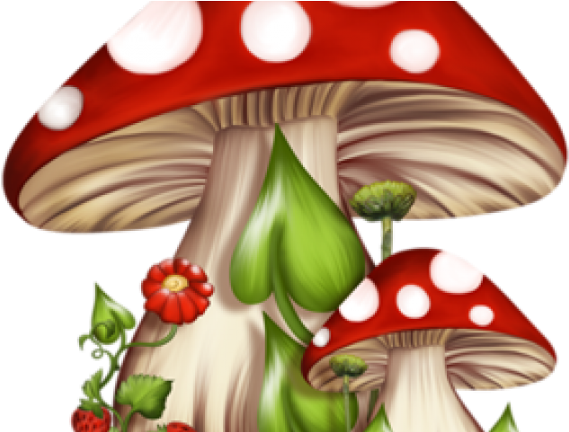 Mushroom Clipart Enchanted - Grateful Dead Mushrooms (640x480)