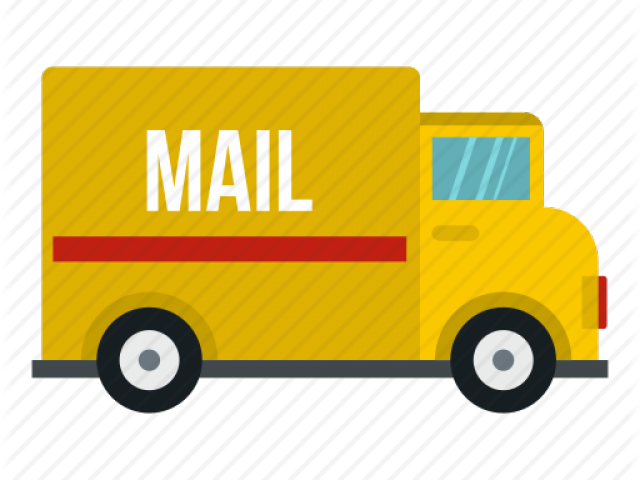 Free Shipping Clipart Delivery Lorry - Camion De Courrier (640x480)