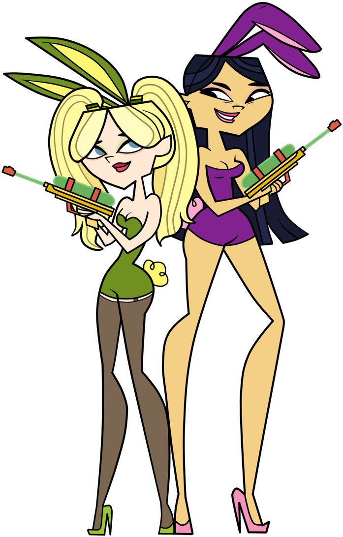 Build A Bunny Dawn And Kitty Charlies Angels Evaheartsart - Total Drama Zoey Bunny (718x1113)