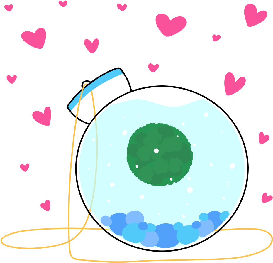 She Got Him A Cute Little Marimo Pendant, With Shiny - Fantastic Four (1000x1000)