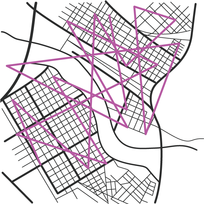 Public Or Private Shuttles And Microtransit Operating - Line Art (665x655)