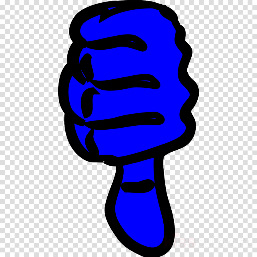 Blue Thumbs Down Clipart Thumb Signal Clip Art - Snapchat Icon For Photoshop (900x900)