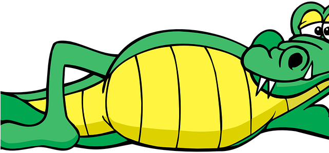 Relax Clipart Alligator - Clipart Crocodile (640x480)