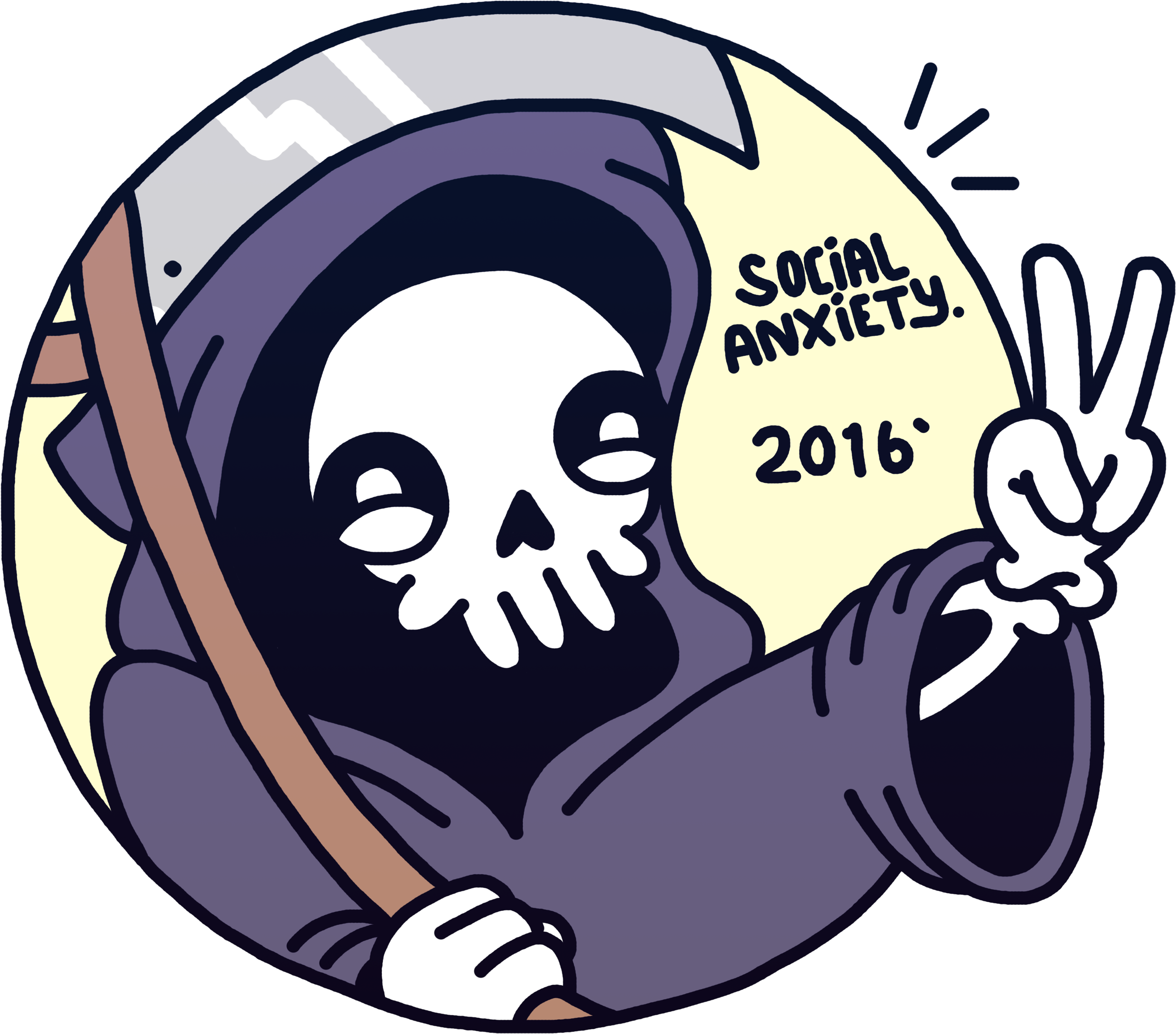 Leave Me Alone Anti - Clip Art Social Anxiety (4000x4000)