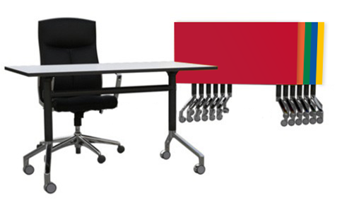 Eiffel Folding Table, Flip Top Table, Mobile Office - Office Chair (500x500)