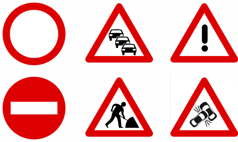Vector - Traffic Sign Icon Png (835x500)
