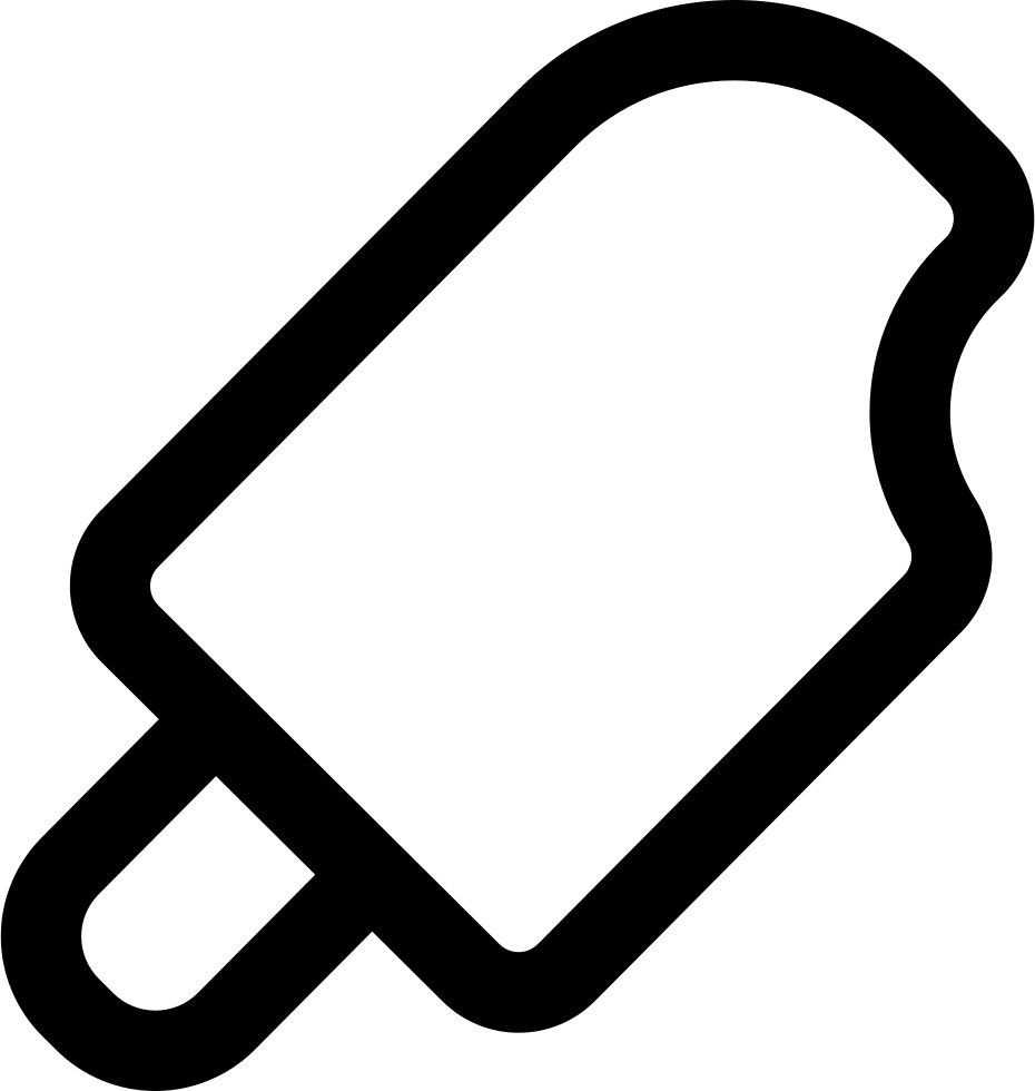 Ice Cream Stick Outline Comments - Outlines Of Ice Cream (930x980)