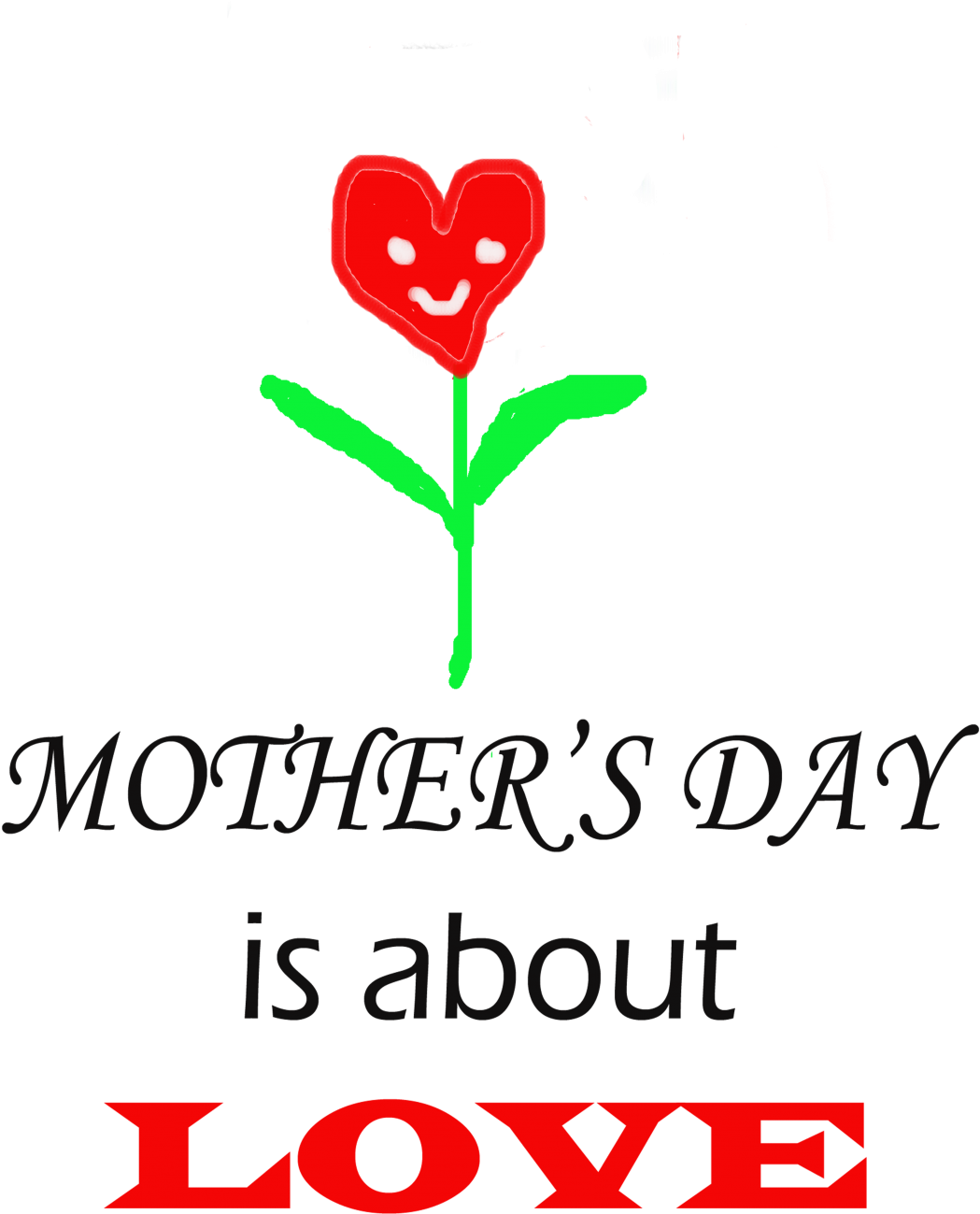 Happy Birthday Cards For A Mum Your Mom - Heart (1084x1301)