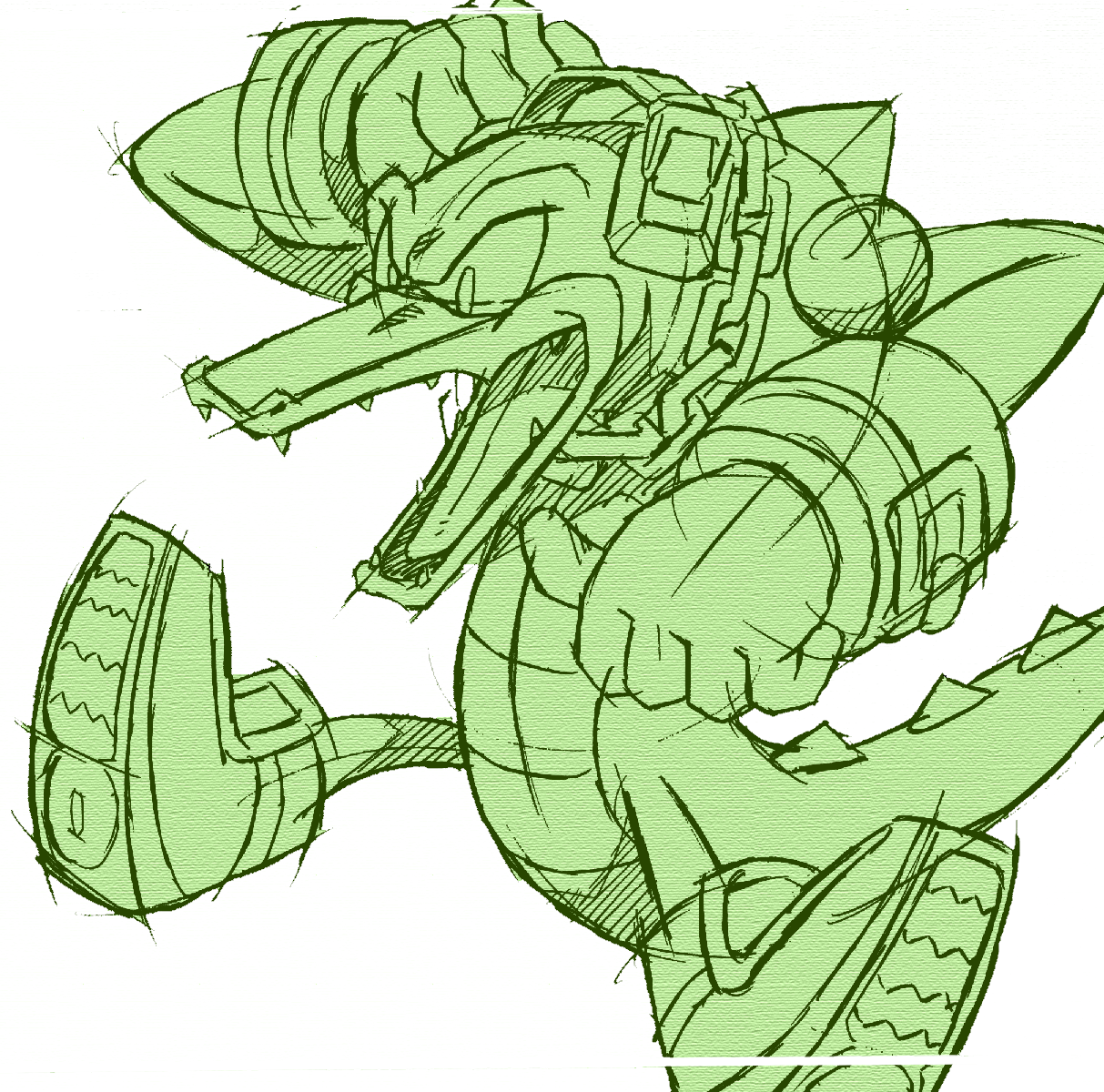 Clip Art Royalty Free Download Crocodile Vector - Sonic Channel (1213x1200)