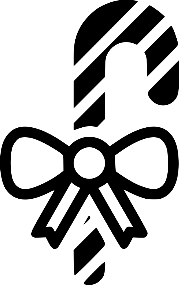 Candy Cane Stick Bow Peppermint Comments - Candy Cane Stick Bow Peppermint Comments (618x980)