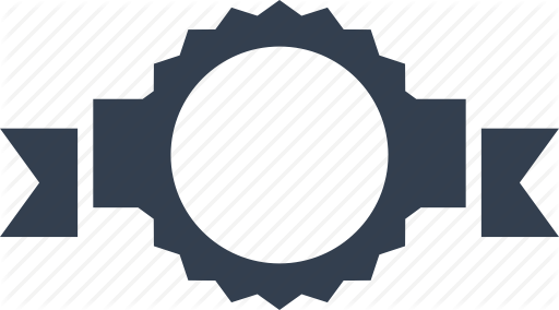 Award Label Ribbon Tag Warranty Icon - Ribbon Template Png (512x284)