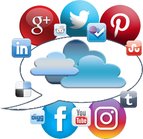 Social Media Clipart Sociable - Social Media Clipart Sociable (474x461)