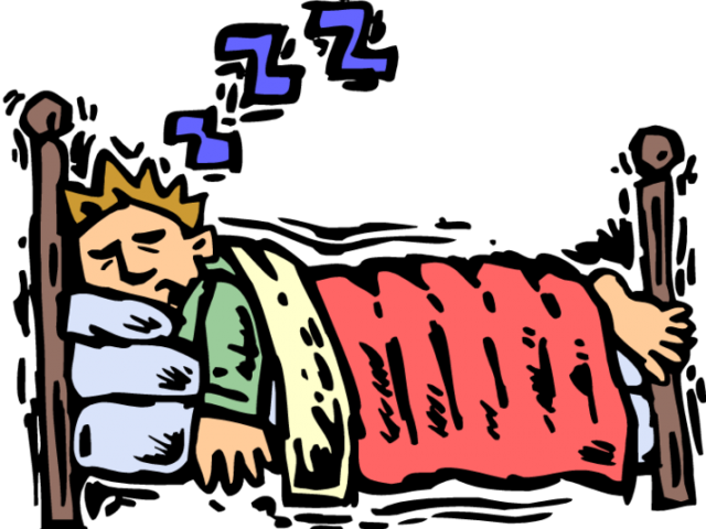 Bed Clipart Poor - Going To Sleep Clipart (640x480)