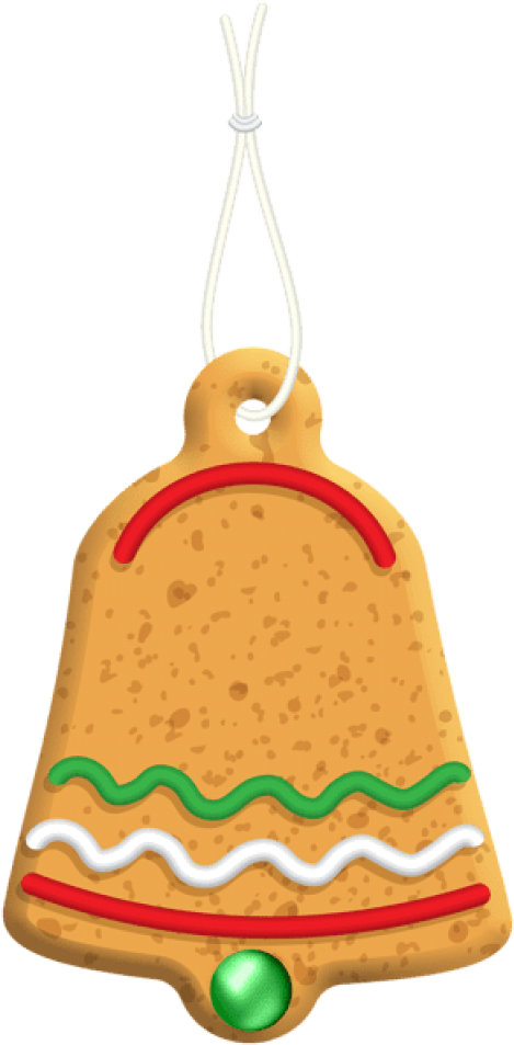 Free Png Christmas Gingerbread Bell Png Png - Free Png Christmas Gingerbread Bell Png Png (480x964)
