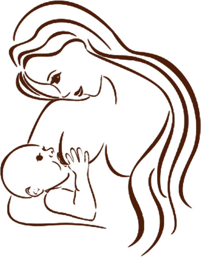 Breastfeeding Sticker - Breastfeeding Mother Png (1024x915)