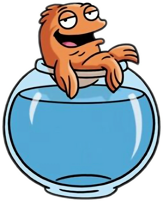 American Americandad Klaus Fish Fishbowlfreetoedit - Klaus American Dad Png (552x686)