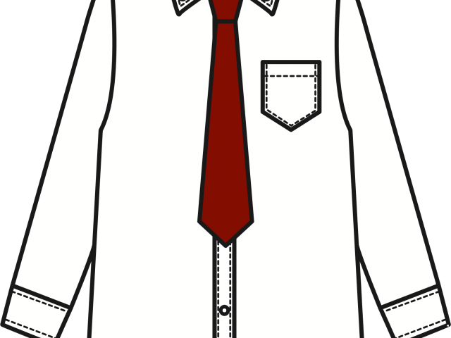 Jacket Clipart Shirt - Shirt And Tie Clip Art (640x480)