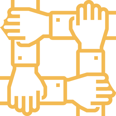 Recruit A Group Of Committed Fathers Who Also Want - Símbolo De Trabajo En Equipo (400x400)