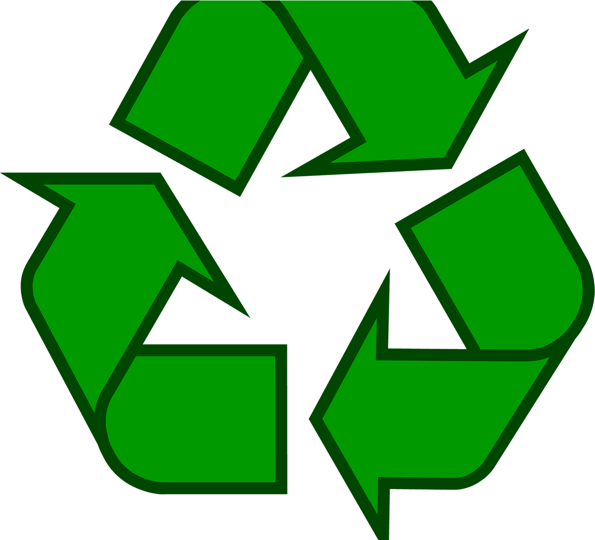 Free Printable Recycling Signs Geocache Logs Coloring - Recycle Symbol (1200x1080)