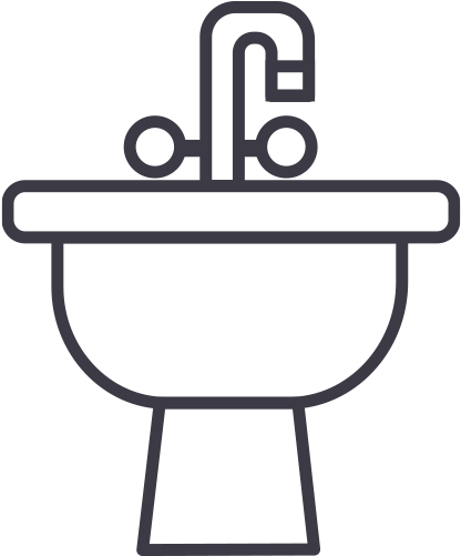 Drain Cleaning - Sink Tap Illustration (500x500)