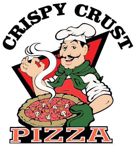 Crispy Crust Pizza - Cartoon (465x498)